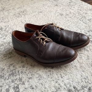 Allen Edmonds Oak Street Brown Leather Oxfords size 9.5 GUC